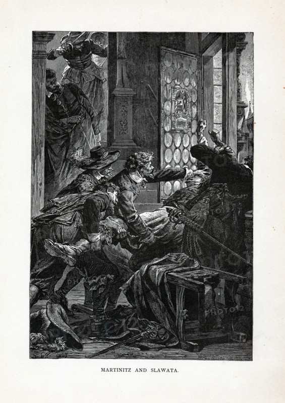 Martinitz and Slawata, 1882. Artist: Brend'amour, Richard (1831-1915)