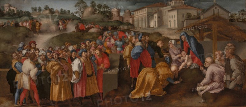 The Adoration of the Magi (Epifania Benintendi), 1519-1520. Artist: Pontormo (1494-1557)