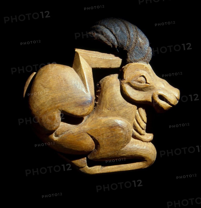Ibex. Bridle Plaque, 5th-4th century BC. Artist: Ancient Altaian, Pazyryk Burial Mounds