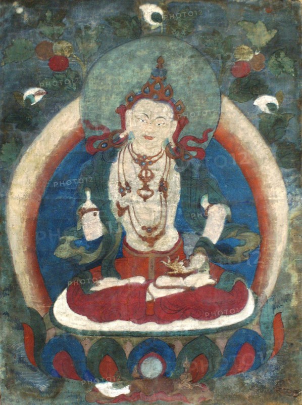 Vajrasattva, Early 19th century. Artist: Tibetan culture