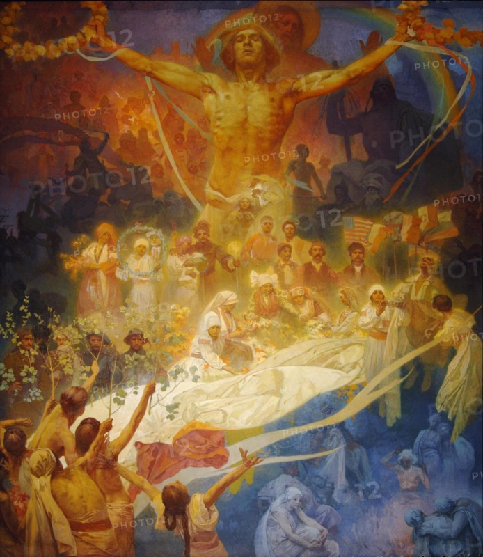 Apotheosis of the Slavs. Slavs for Humanity, 1926. Artist: Mucha, Alfons Marie (1860-1939)