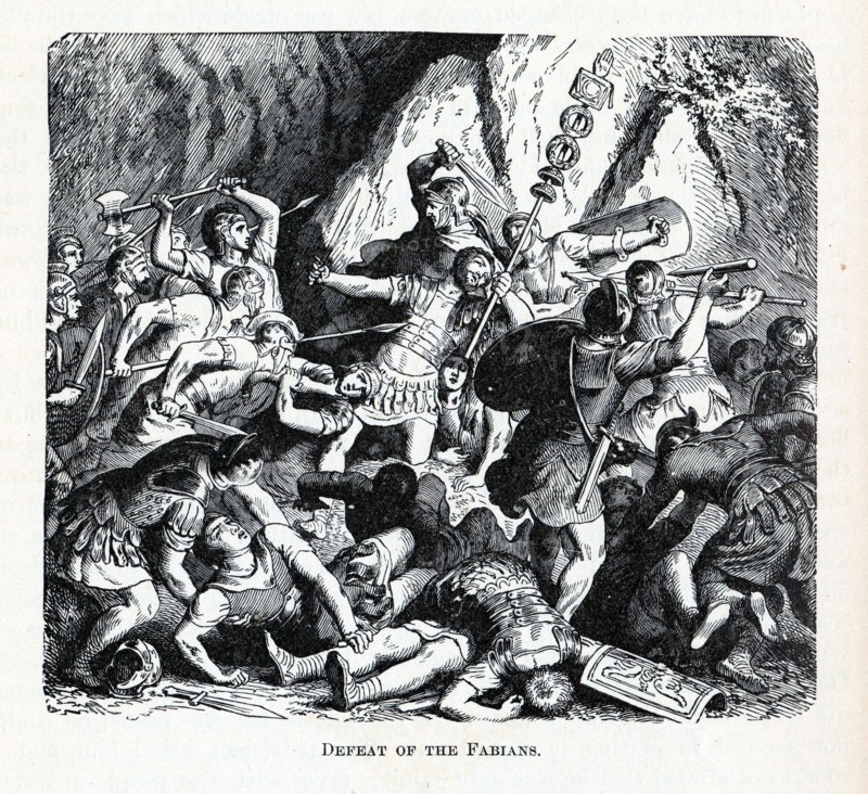 Defeat of the Fabians, 1882. Artist: Anonymous