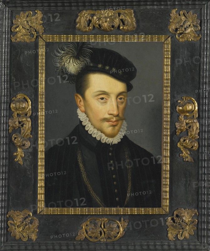 Portrait of Charles III (1543-1608), Duke of Lorraine. Artist: Clouet, François, (School)