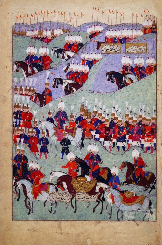 Funeral of Sultan Suleyman the Magnificent. (History of Sultan Suleyman), 1579. Artist: Anonymous