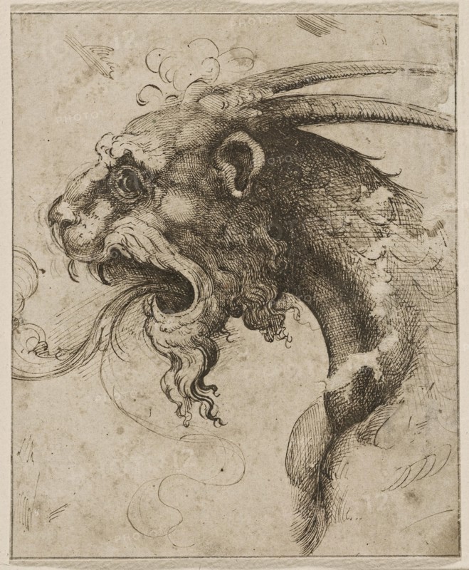 Head of a Chimera.
