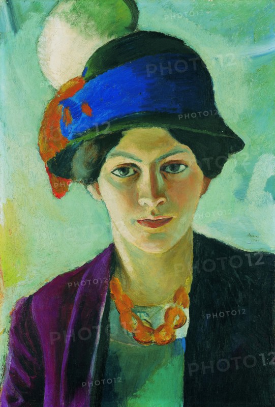 Artist's Wife with Hat, 1909.