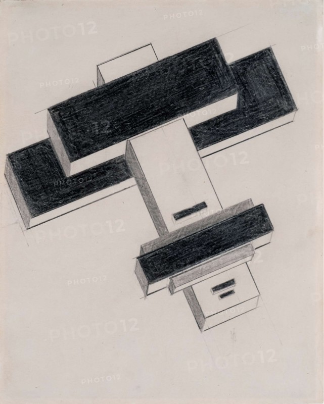 Suprematist Cross Architecton, 1926.