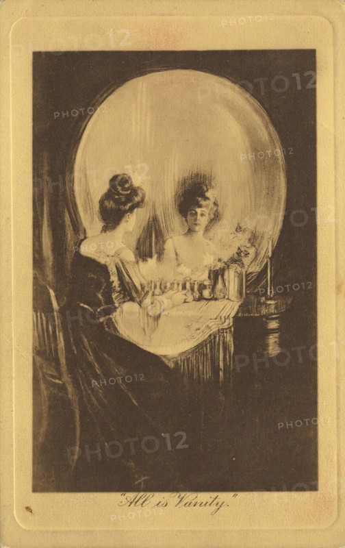 All is Vanity, c. 1900.