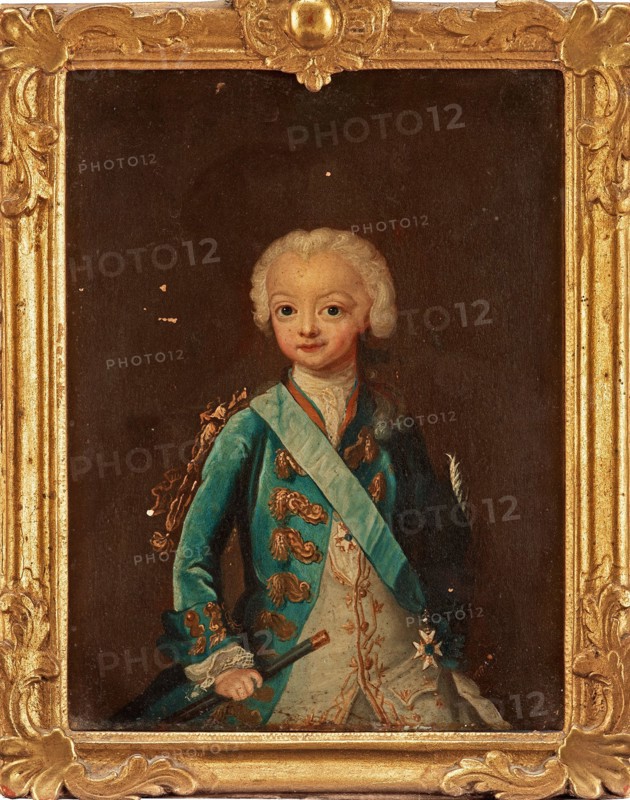 Portrait of Crown Prince Gustav III of Sweden, 1756.