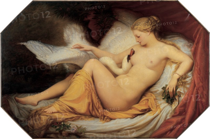 Leda and the Swan, 1855.