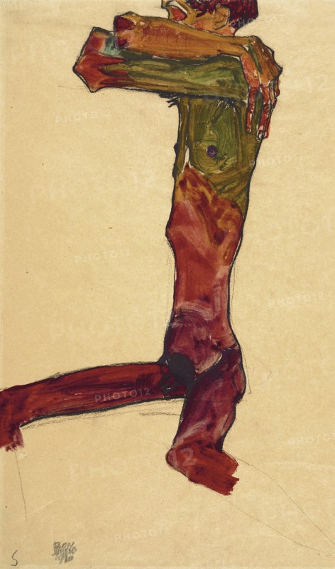 Male Nude, 1910.