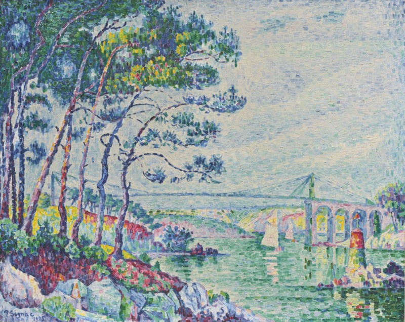 Pont de Lézardrieux, 1925.