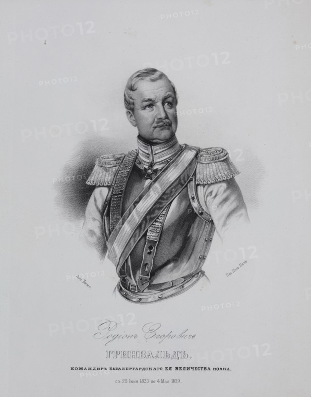 Portrait of Rodion Jegorowitsch (Moritz Reinhold) von Grünewaldt (1797-1877), 1850s.