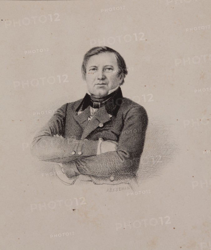 Portrait of the Philosopher Ivan Ivanovich Davydov (1794-1863), 1840s.