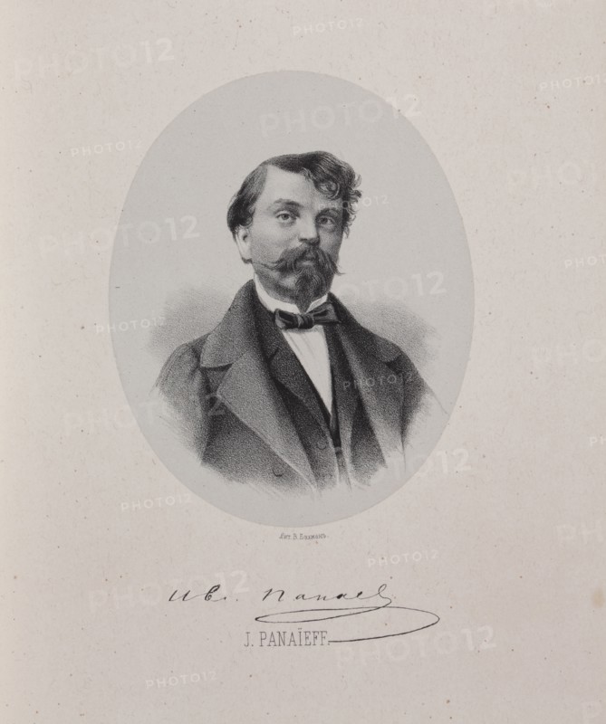 Portrait of the author Ivan Ivanovich Panaev (1812-1862), 1860.