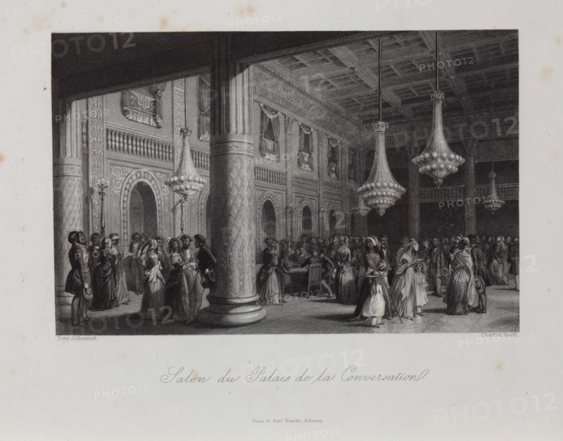 The Casino at the Kurhaus in Baden-Baden, 1840s.