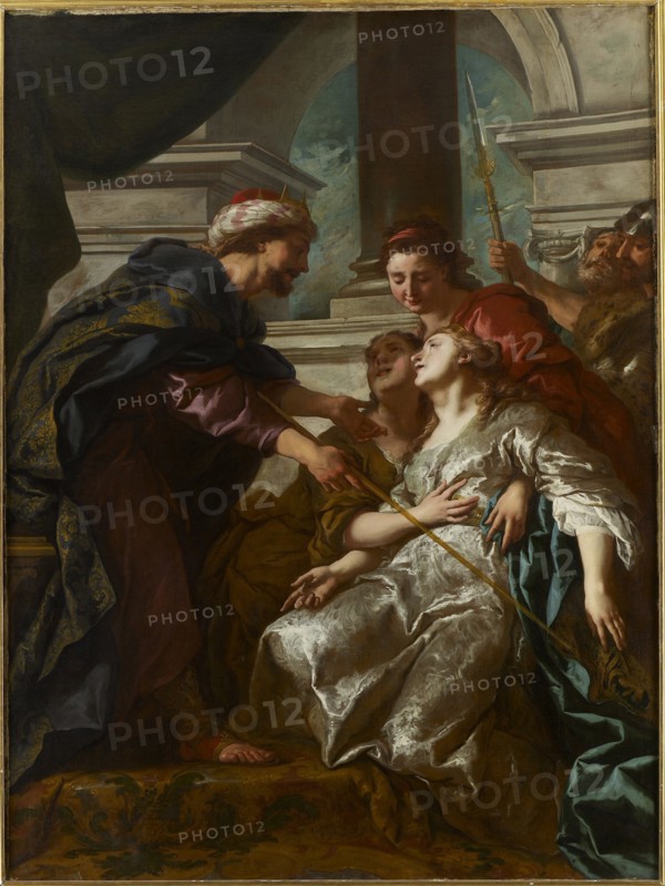 Esther fainting before Ahasuerus, 1730.
