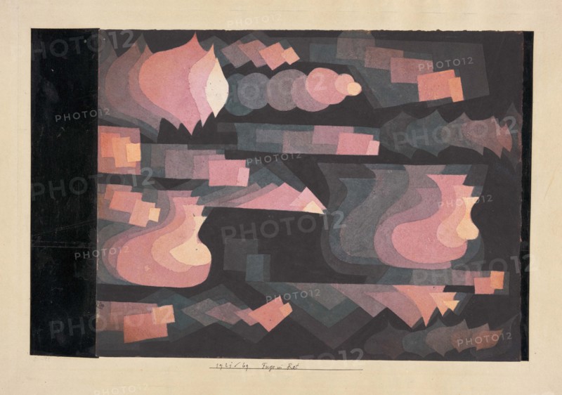 Fuge in Rot, 1921.