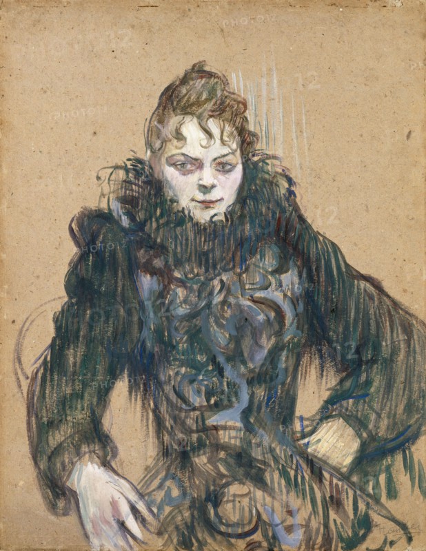Woman with a Black Boa, 1892.