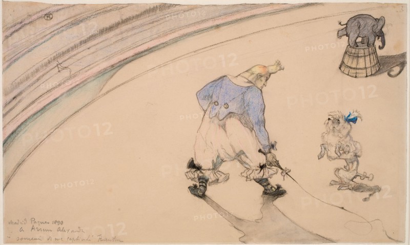 At the Circus: Clown Footit, 1899.
