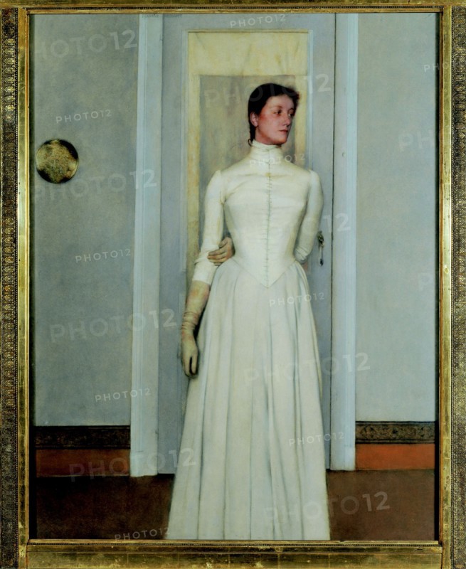 Portrait of Marguerite Khnopff, 1887.
