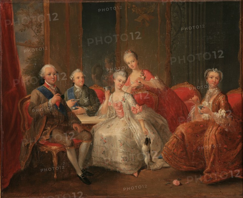 The Family of the Duke of Penthièvre, also known as The Cup of Chocolate, 1768.