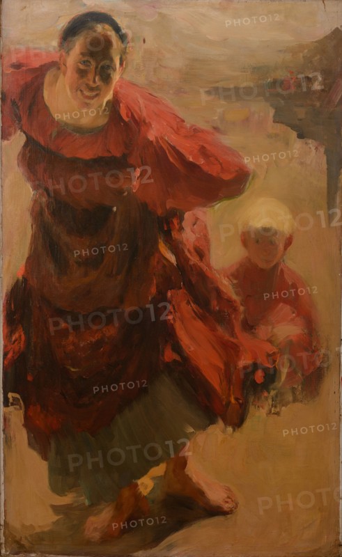 Woman with child, 1901.