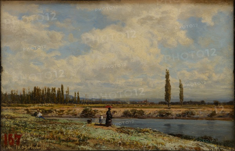 Vichy, Banks, Noon, 1870.