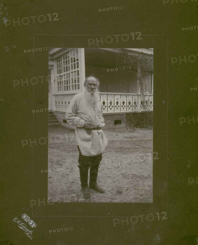 Portrait of the author Count Lev Nikolayevich Tolstoy (1828-1910).