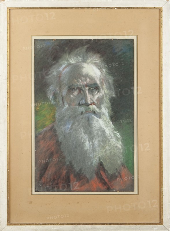 Portrait of the author Count Lev Nikolayevich Tolstoy (1828-1910).