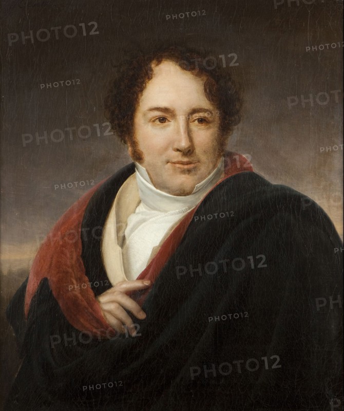 Portrait of the opera singer Luigi Lablache (1794-1858).