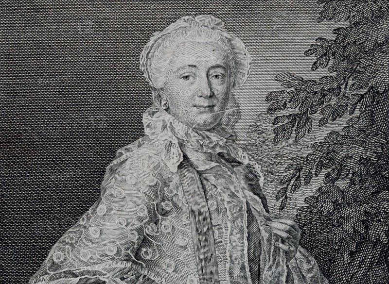 Portrait of Countess Maria Aurora de Lestocq (1720-1808).