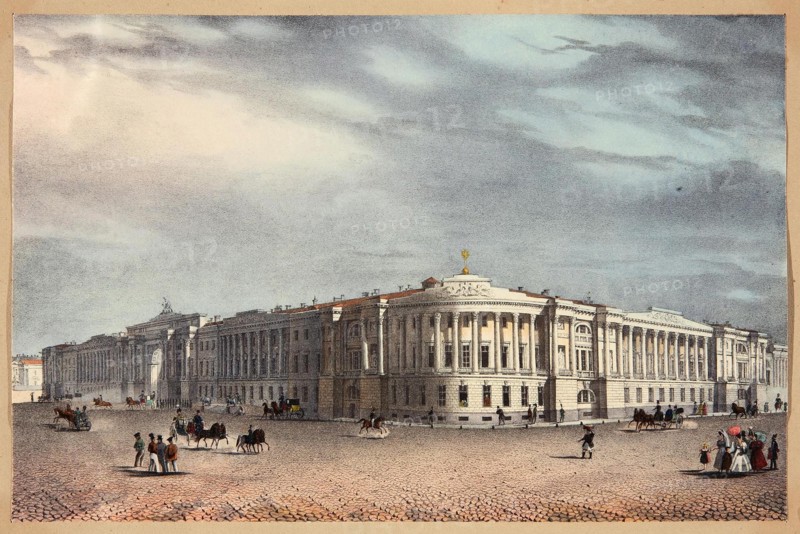 The Senate and Synod Buildings in Saint Petersburg.