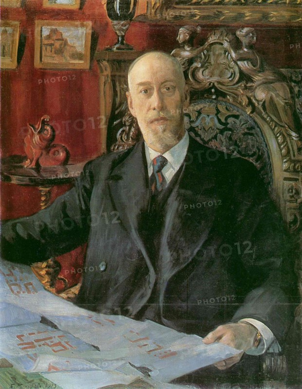 Portrait of Nikolai Karlovich von Meck (1863-1929).