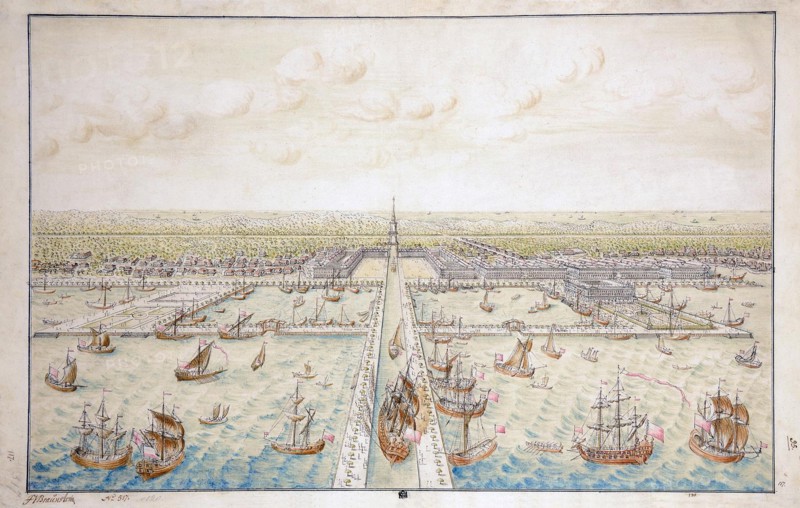 Harbour at Kronshtadt. Draft.