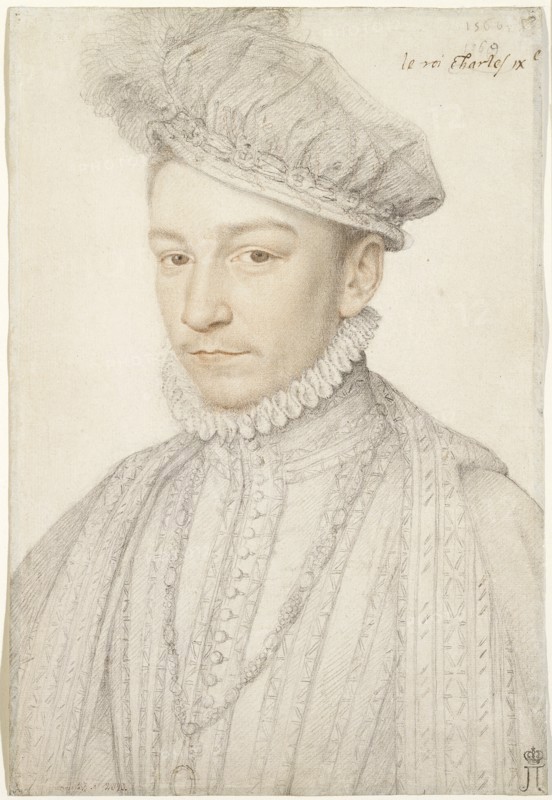 Portrait of King Charles IX of France (1550-1574).