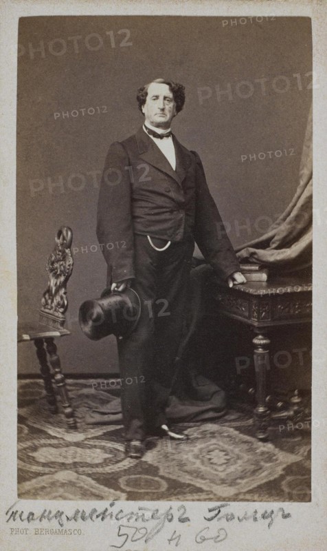 Portrait of Ballet dancer Nikolai Osipovich Goltz (1800-1880).