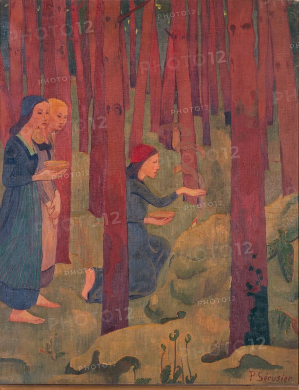 The enchantment or The sacred grove. (L'Incantation ou Le Bois Sacré).