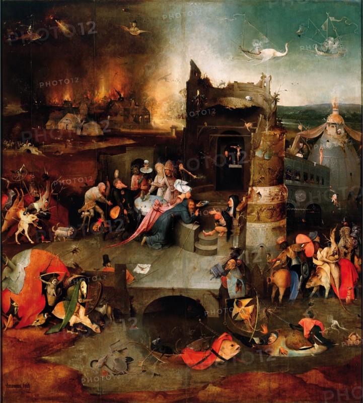 The Temptation of Saint Anthony (Central panel of a triptych).