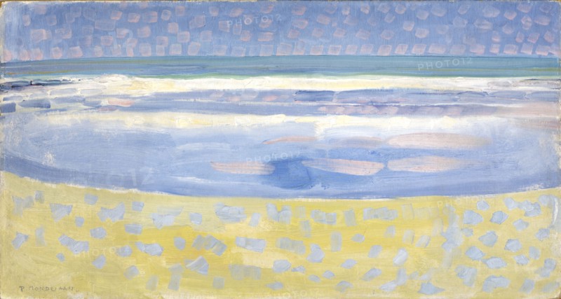 Sea after sunset.