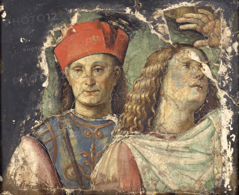 Two male heads.