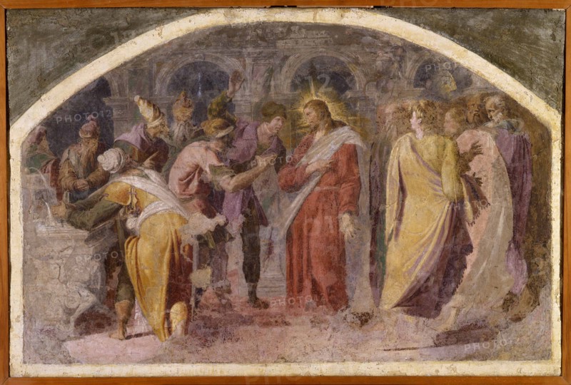 Jesus and the Pharisees.