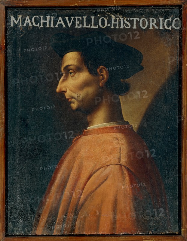 Portrait of Niccolo Machiavelli (1469-1527).