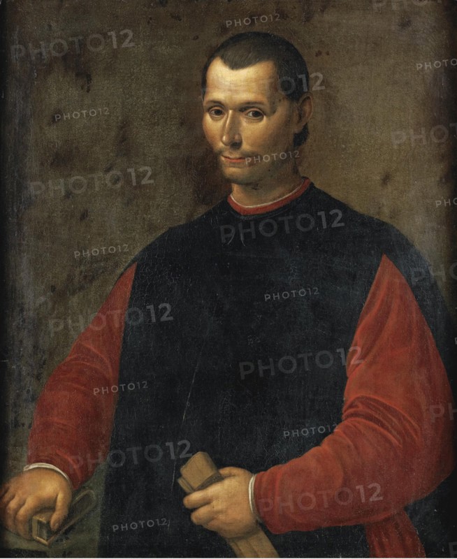 Portrait of Niccolo Machiavelli (1469-1527).