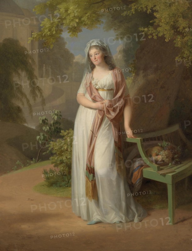 Portrait of Margravine Luise von Anhalt-Dessau (1750-1811).