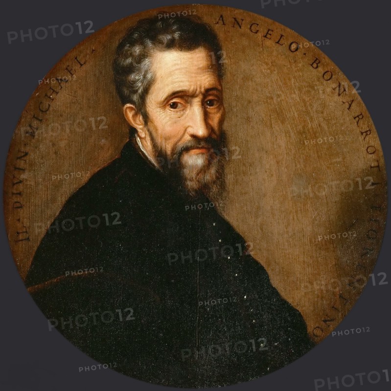 Portrait of Michelangelo Buonarroti.