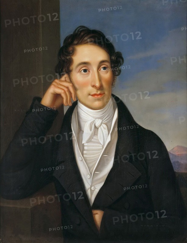 Portrait of Carl Maria von Weber (1786-1826).