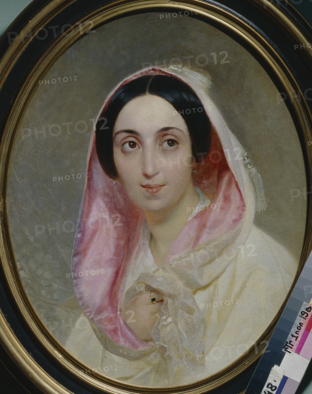 Portrait of Princess Anna Alexandrovna Bagration (1824-1885).