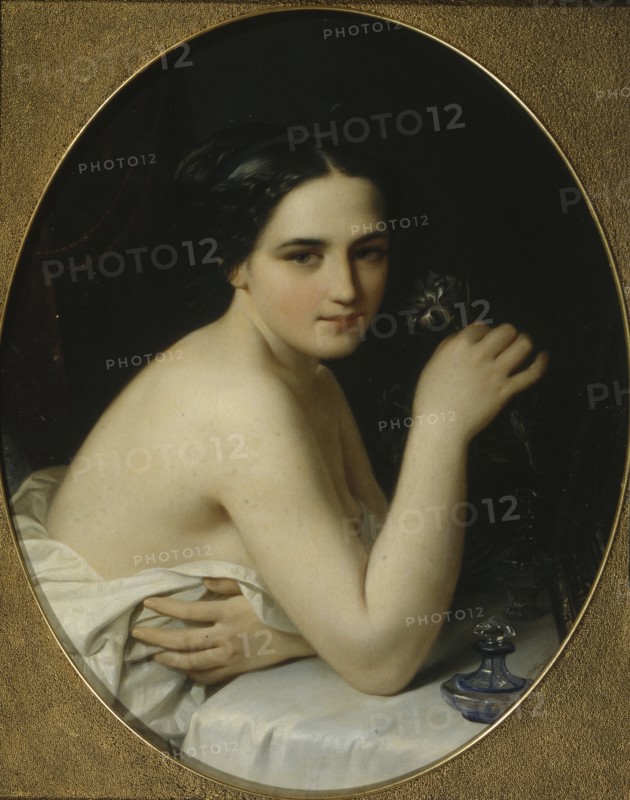 Girl With Flower.