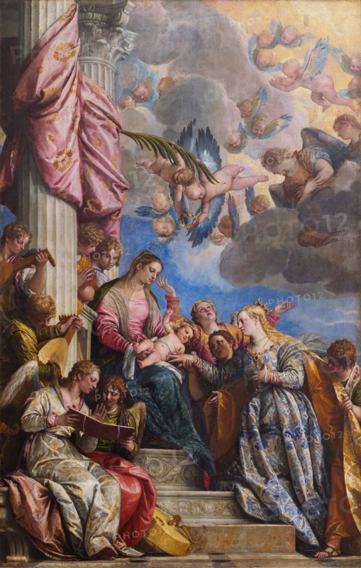 The Mystical Marriage of Saint Catherine.